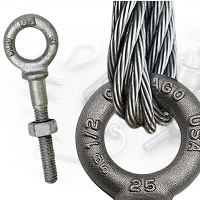 eye-bolt قلاب دینام فولادی