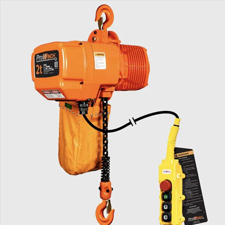 جرثقیل برقی 2 تن زنجیری 2 کاره