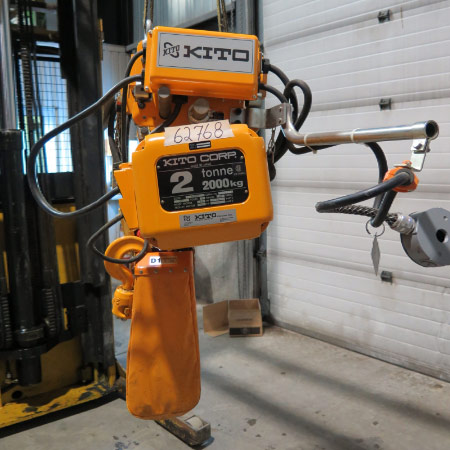 جرثقیل برقی 2 تن 4 کاره ریلی